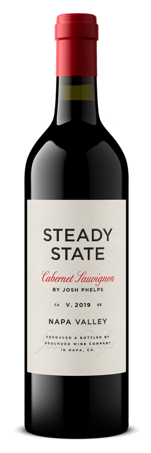Wine bottle of Steady State from Grounded Wine Co.